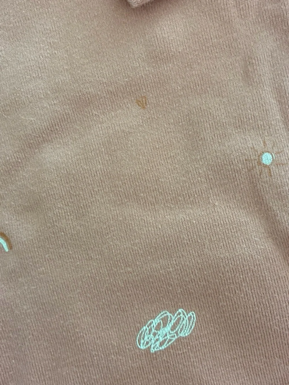 Carter's Dusty Pink Long-Sleeve Baby One-Piece Set with Rainbow Print (2-Pack)